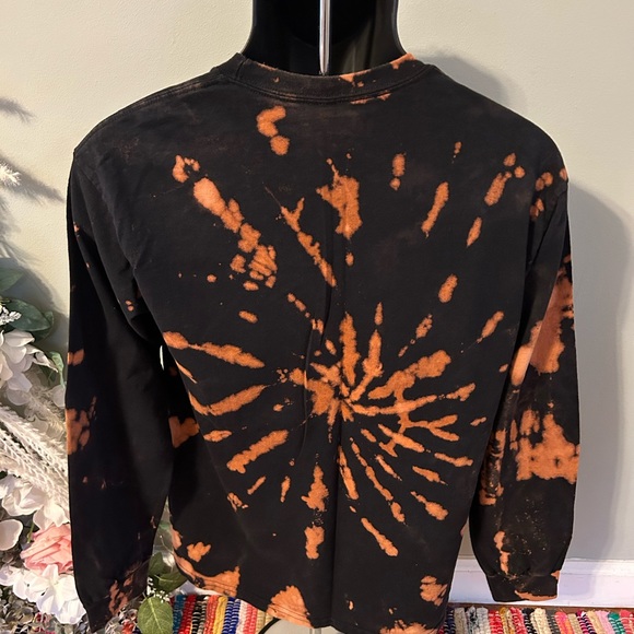 Pablo Picasso Peace Dove and Face Tie Dye Longsleeve Shirt Black Medium - Picture 4 of 7